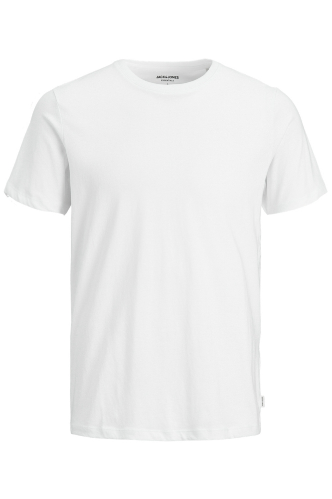 JJEORGANIC BASIC TEE SS O-NECK NOOS 12156101 WHITE